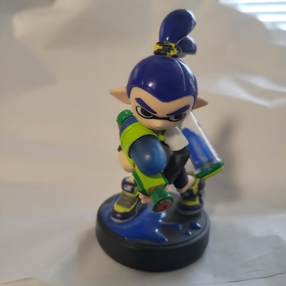 Blue inkling boy splatoon Nintendo amiboo